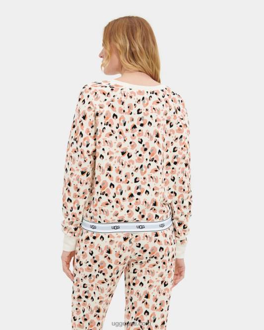 UGG naised nena crewneck PHPB2076 kreemiga värvitud leopard
