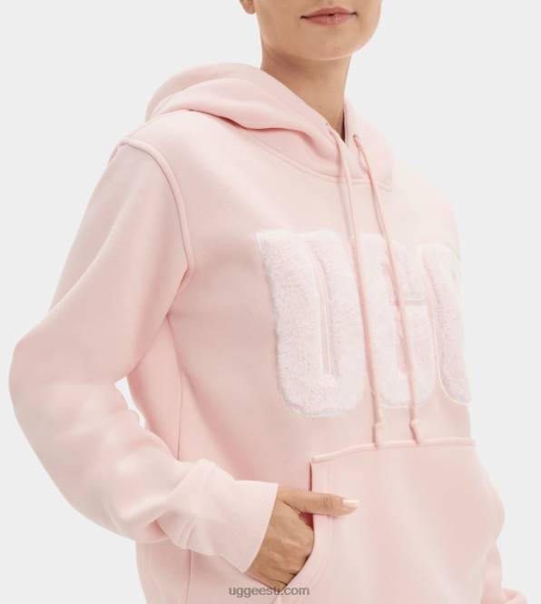 UGG naised rey fuzzy logoga kapuuts PHPB902 lootoseõis