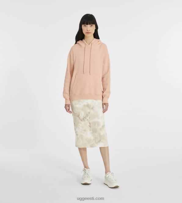 UGG naised tatiana logoga kapuuts PHPB1186 roosa hämarus