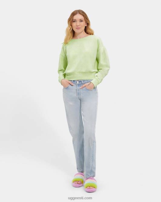 UGG naised tenley crewneck melange PHPB1136 roheline neoonmelange