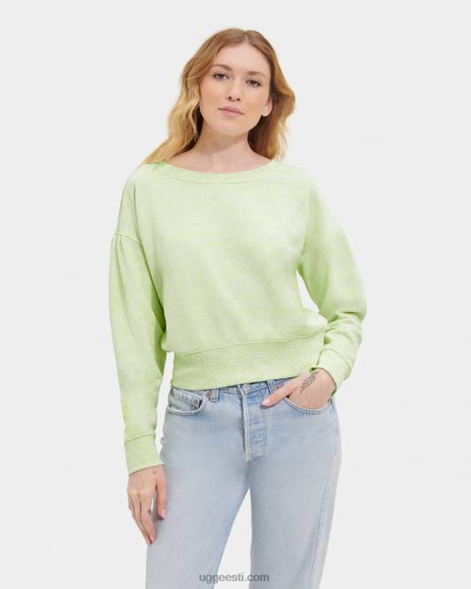 UGG naised tenley crewneck melange PHPB1136 roheline neoonmelange