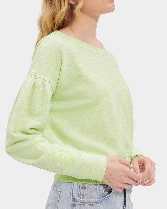 UGG naised tenley crewneck melange PHPB1136 roheline neoonmelange