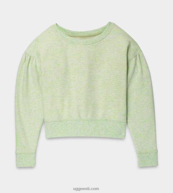 UGG naised tenley crewneck melange PHPB1136 roheline neoonmelange