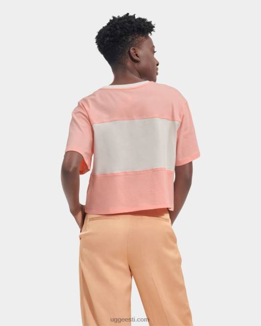 UGG naised jordene värviblokeeritud logoga tee PHPB2166 roosa opaal