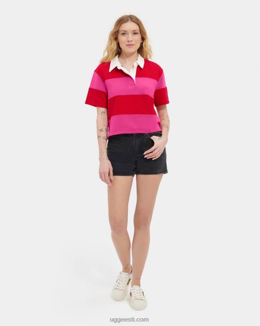 UGG naised keoni ragbi polosärk PHPB1150 huulepulk punane/karmiinpunane roosa