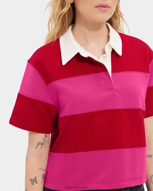 UGG naised keoni ragbi polosärk PHPB1150 huulepulk punane/karmiinpunane roosa
