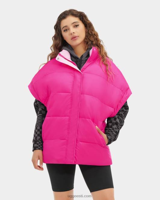 UGG naised sydnee pööratav puhvvest PHPB1222 neoonroosa/roosa kvarts