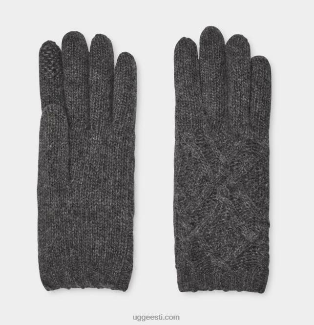 UGG naised desmond kaabliga kootud kinnas PHPB1349 keskmine kanarbikuhall