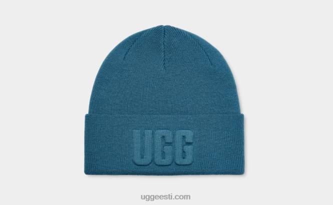 UGG naised 3D graafiline logoga nokamüts PHPB1231 sinine safiir