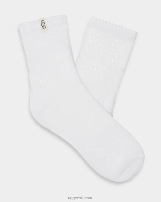 UGG naised adabella veerand sokk PHPB404 valge