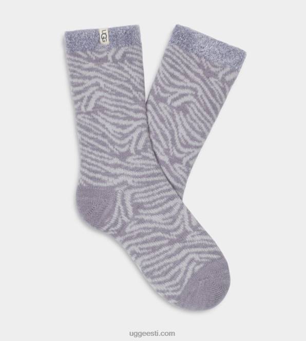 UGG naised josephine fliisvoodriga sokk PHPB645 hägune hall sebra