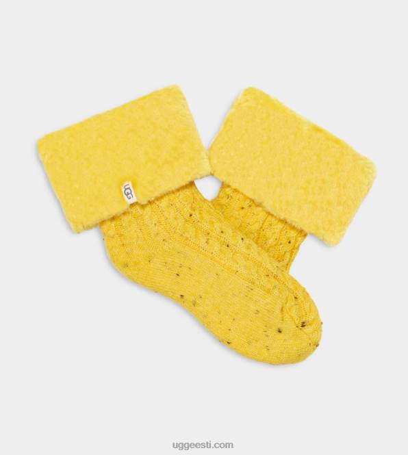 UGG naised lita fliisvoodriga sokk PHPB772 kanaarilind